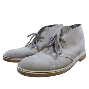 Clarks Bushacre Chukka Desert Boots Men's Size 10 Gray Shoes Outdoor Gorpcore